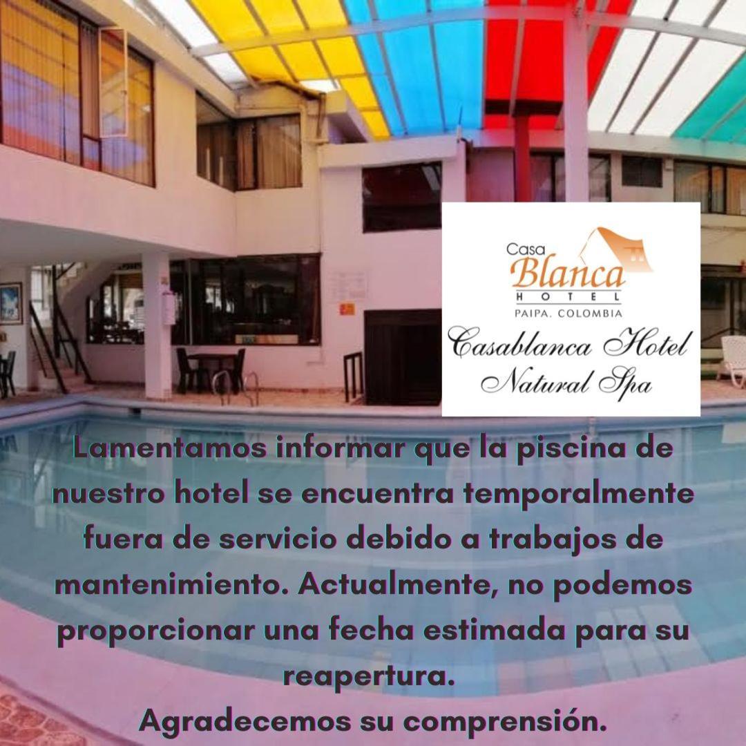Hotel Casablanca Natural Spa Paipa Exterior photo